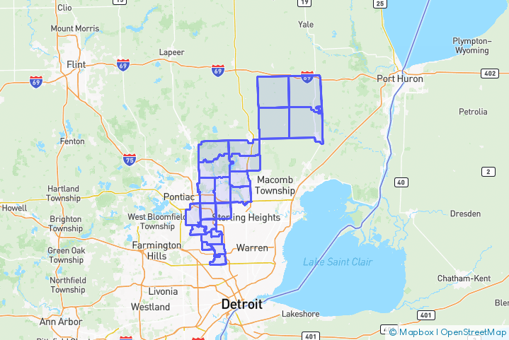 Service Area Map