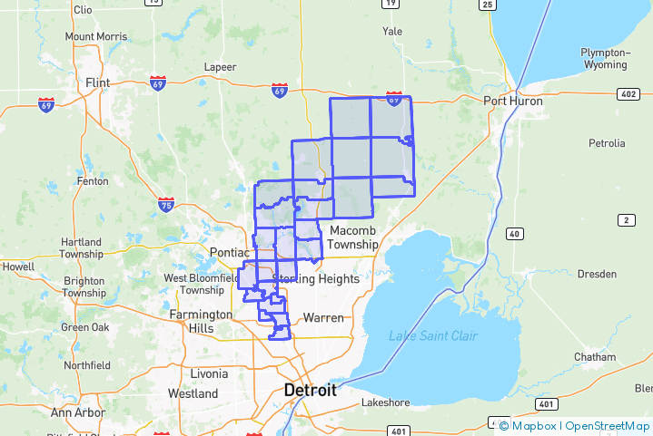 Service Area Map