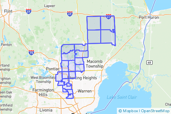 Service Area Map