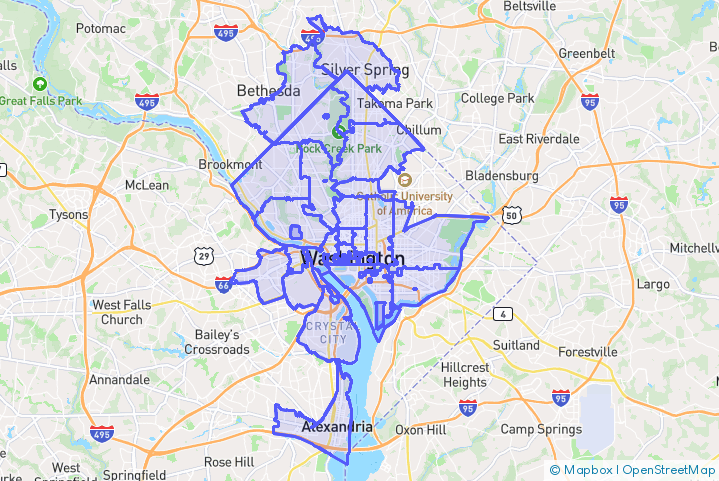 Service Area Map
