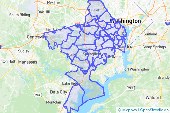 Service Area Map