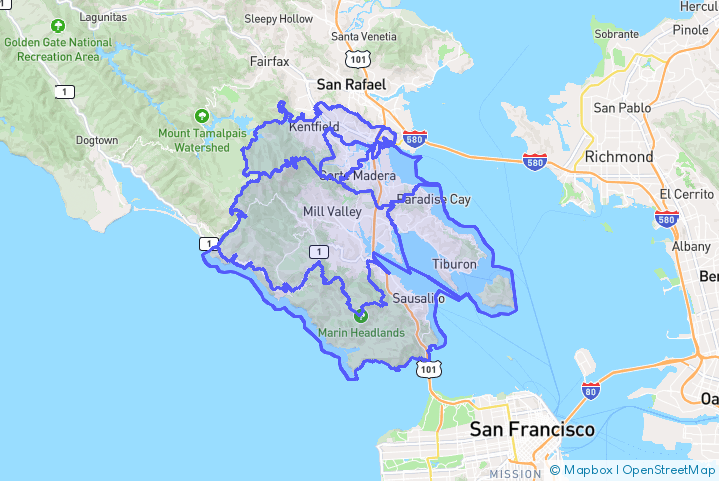Service Area Map