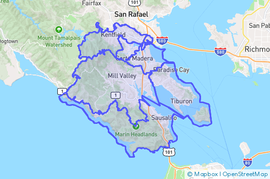 Service Area Map