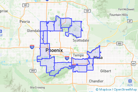Service Area Map