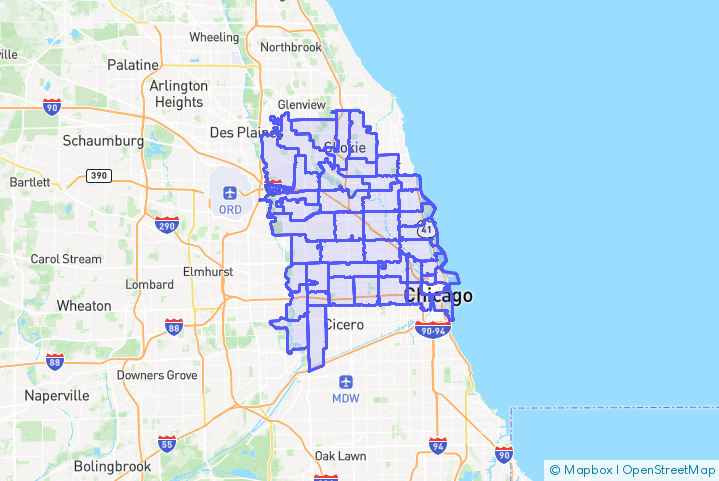 Service Area Map