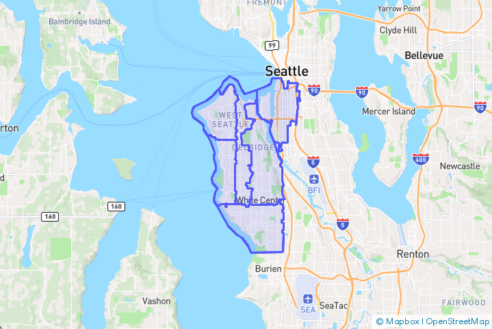 Service Area Map