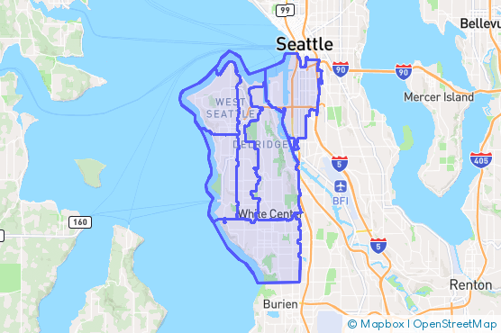 Service Area Map