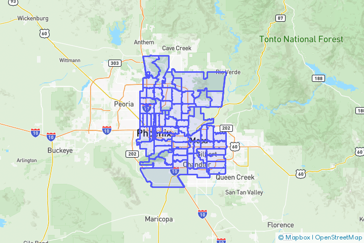 Service Area Map
