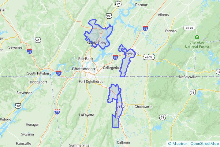 Service Area Map