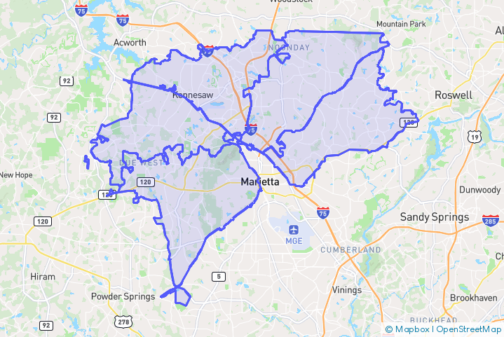 Service Area Map