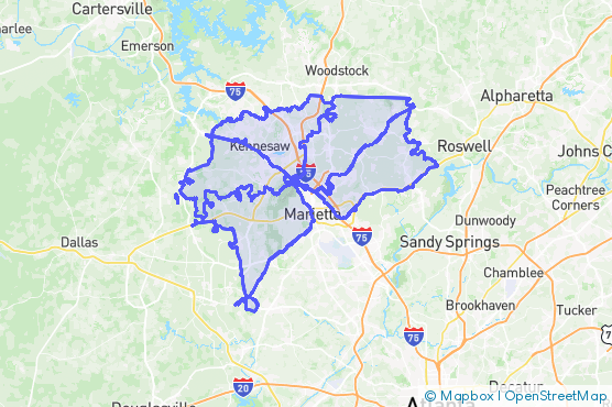 Service Area Map