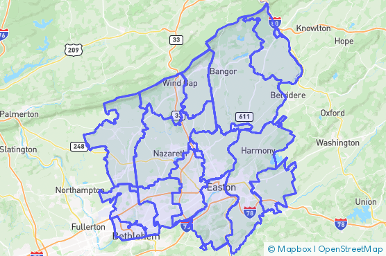 Service Area Map