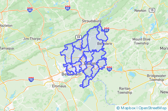 Service Area Map