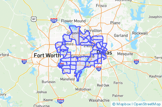 Service Area Map