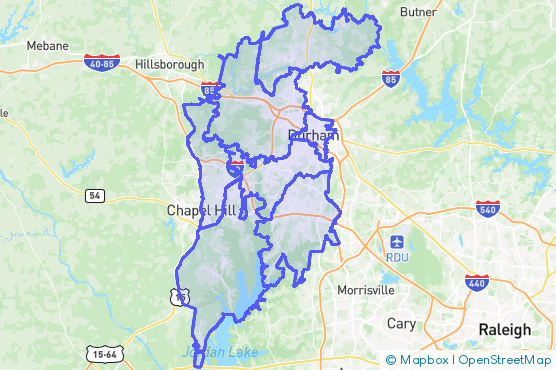Service Area Map