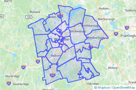 Service Area Map