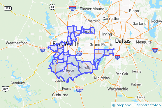 Service Area Map
