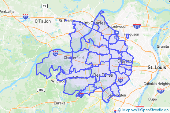 Service Area Map
