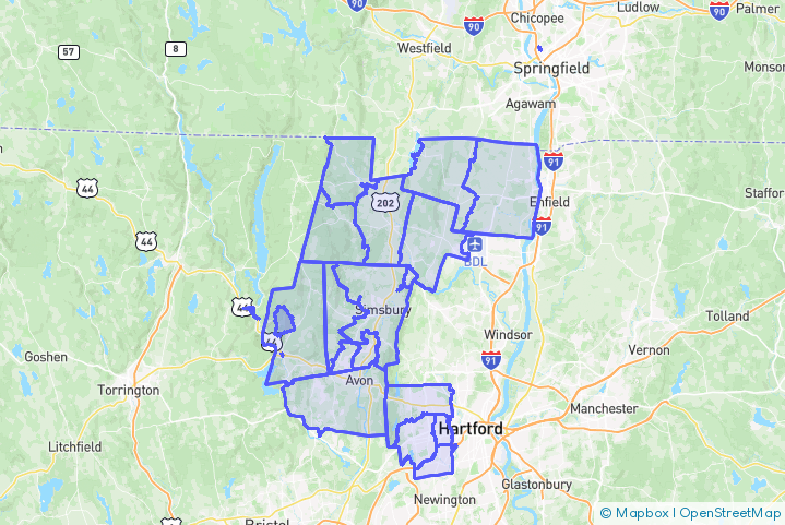 Service Area Map