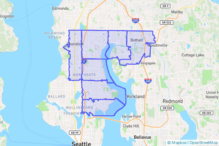 Service Area Map