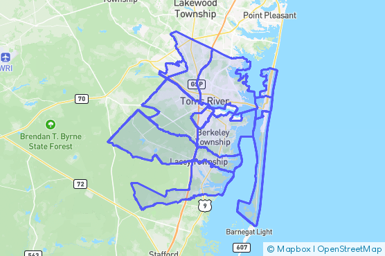 Service Area Map