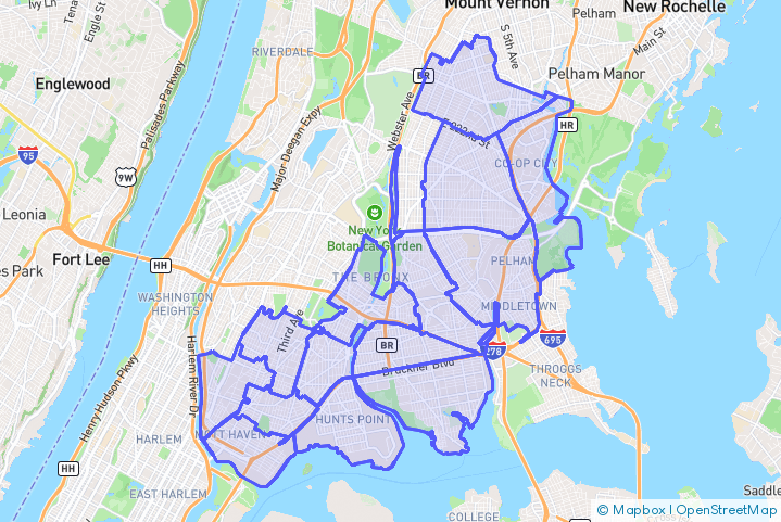 Service Area Map