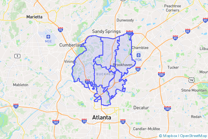 Service Area Map
