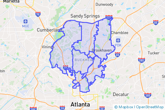 Service Area Map