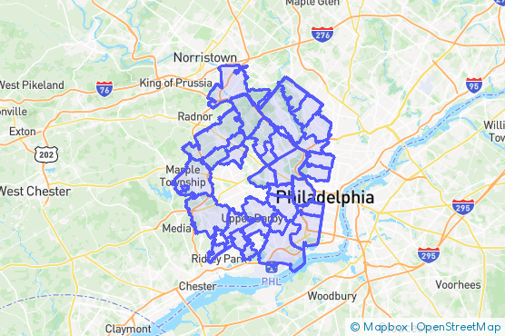 Service Area Map