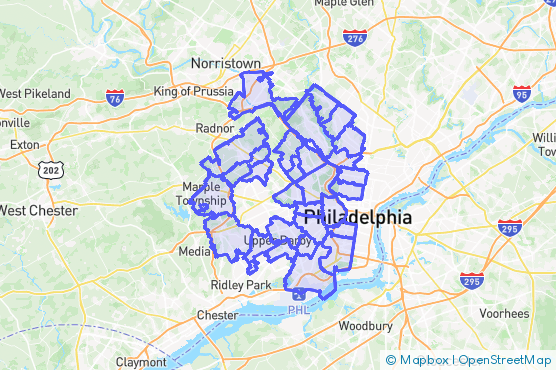 Service Area Map