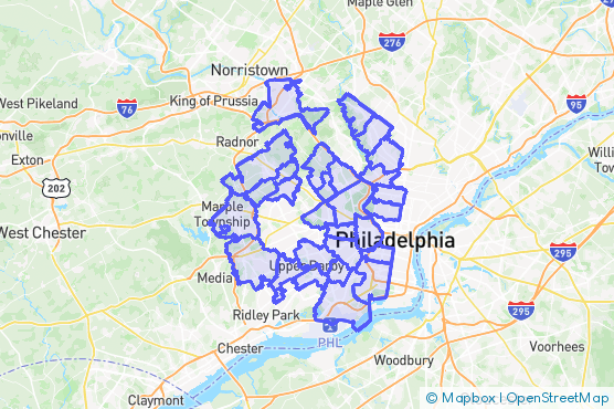 Service Area Map
