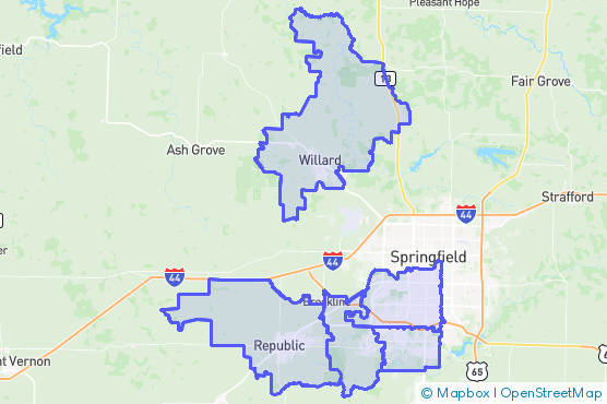 Service Area Map