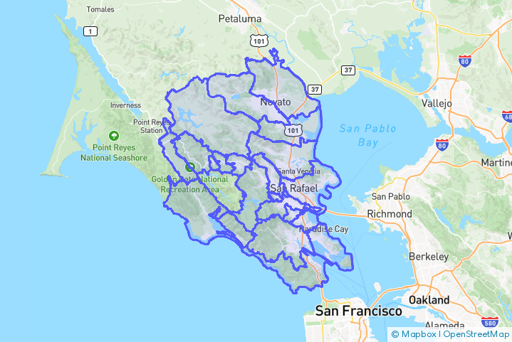 Service Area Map