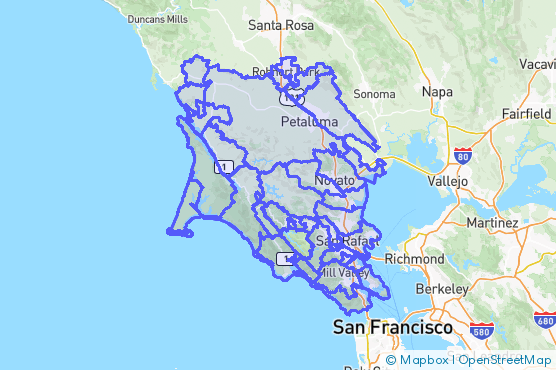 Service Area Map