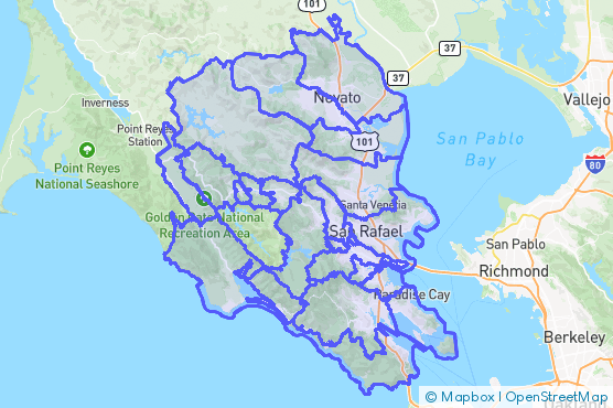 Service Area Map