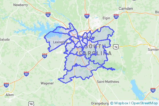 Service Area Map