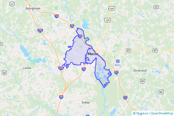Service Area Map