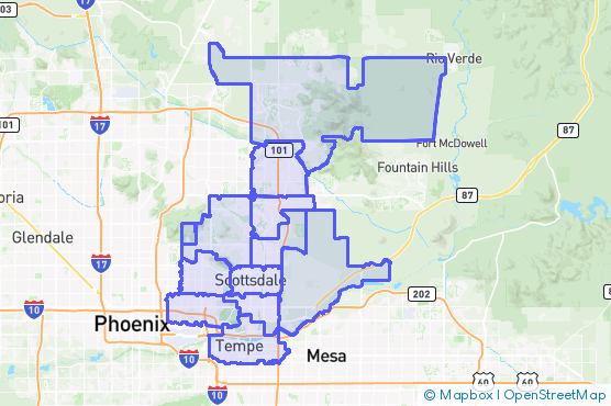 Service Area Map