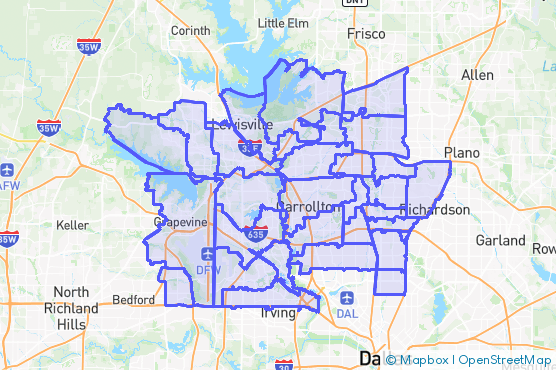 Service Area Map