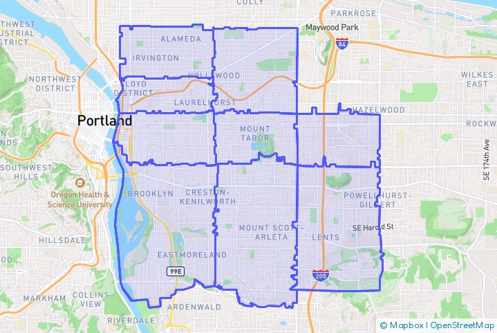 Service Area Map