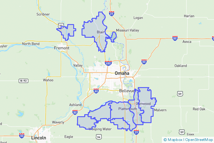 Service Area Map
