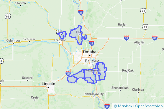 Service Area Map