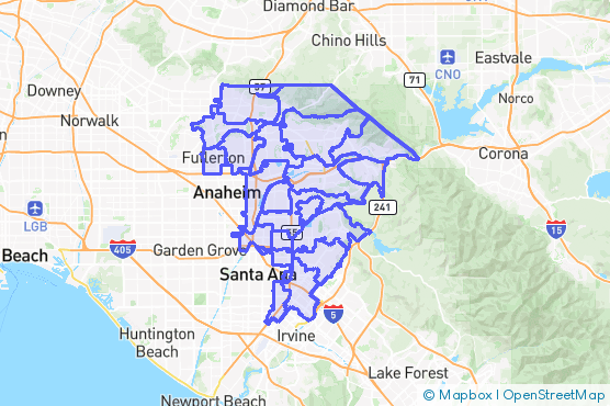 Service Area Map