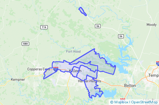 Service Area Map