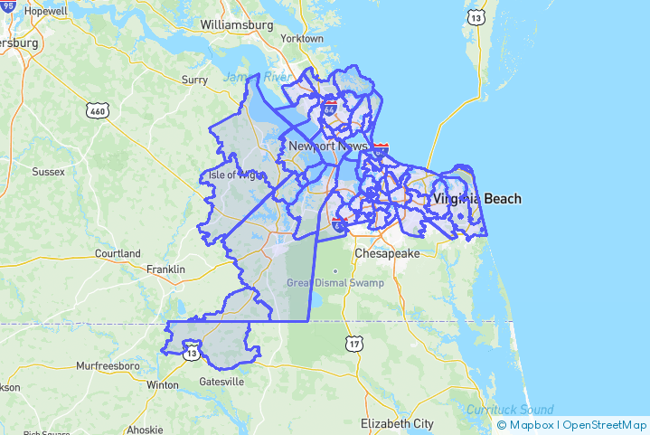 Service Area Map