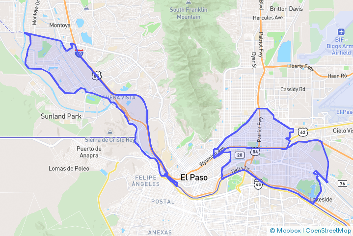 Service Area Map