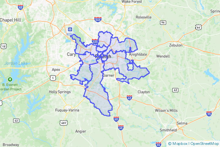 Service Area Map