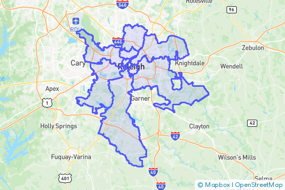 Service Area Map