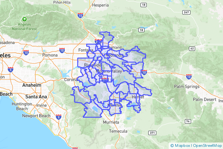 Service Area Map