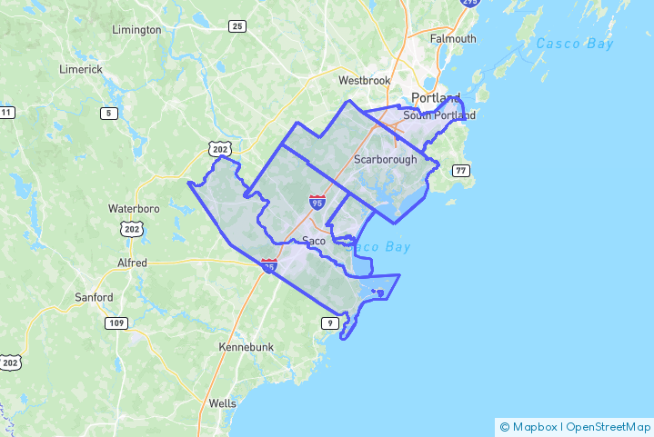 Service Area Map